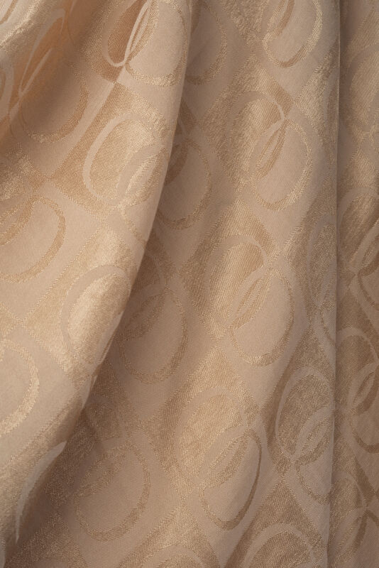 Dama Desen Antik Bej Naia Eşarp 95x95 - 2