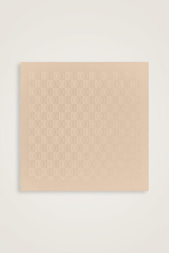 Dama Desen Antik Bej Naia Eşarp 95x95 