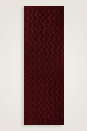 Dama Desen Bordo Naia Pamuk Şal 70x200 - 2