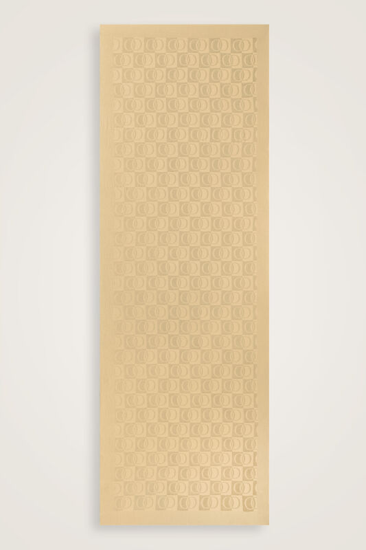 Dama Desen Camel Naia Pamuk Şal 70x200 - 2