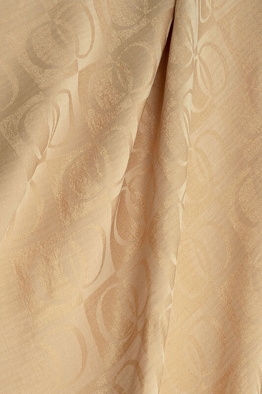 Dama Desen Camel Naia Pamuk Şal 70x200 - 4