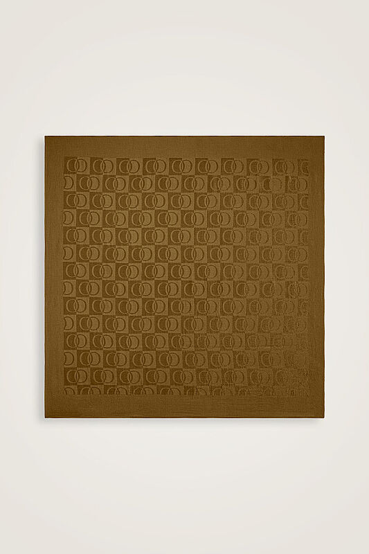 Dama Desen Haki Naia Eşarp 95x95 - 2