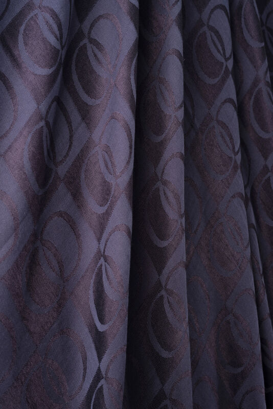 Dama Desen Lacivert Naia Eşarp 95x95 - 2