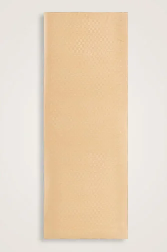 Dama Logo Beige Shiny Jacquard Shawl - 2