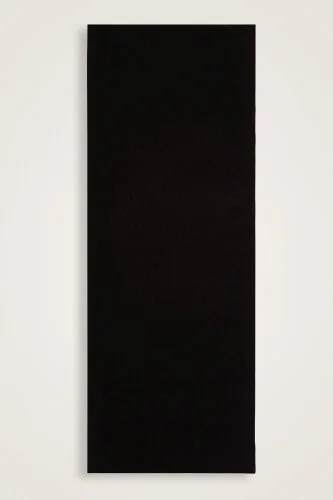 Dama Logo Black Shiny Jacquard Shawl - 2