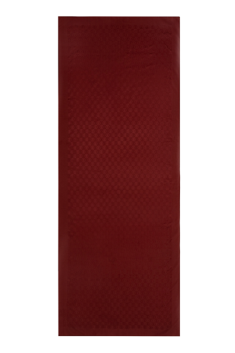 Dama Logo Bordo Shiny Parlak Jakar Şal 70x190 