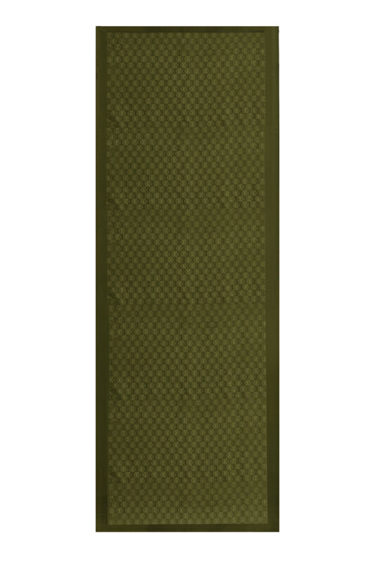 Dama Logo Khaki Shiny Jacquard Shawl - 4