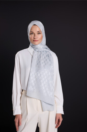 Dama Logo Moon Dust Shiny Jacquard Shawl 