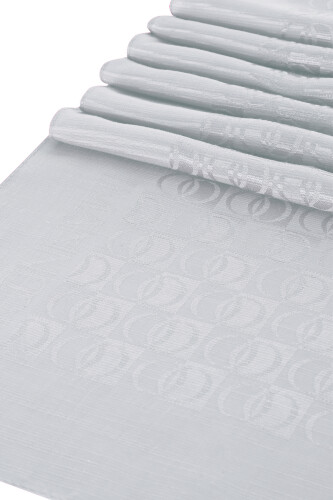 Dama Logo Moon Dust Shiny Jacquard Shawl - 2