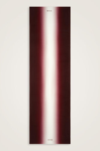 Degrade Bordo-Beyaz Krep İpek Şal 70x210 