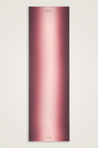 Degrade Dusty Rose-Powder Crepe Silk Shawl 