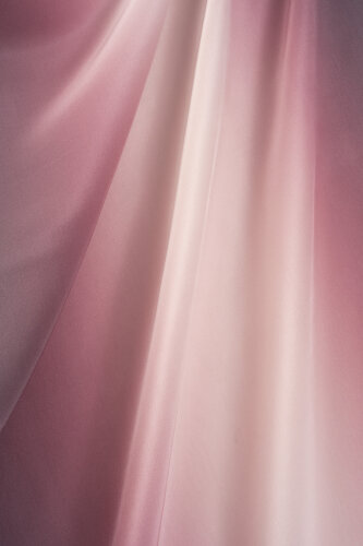 Degrade Dusty Rose-Powder Crepe Silk Shawl - 2