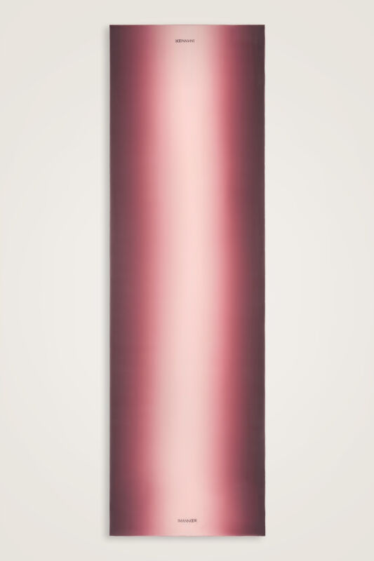 Degrade Gül Kurusu-Pudra Krep İpek Şal 70x210 - 1