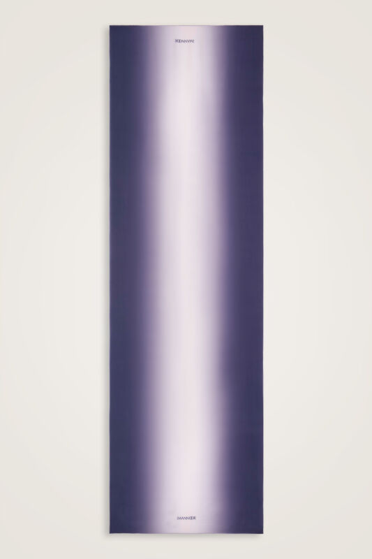 Degrade Indigo Crepe Silk Shawl - 1