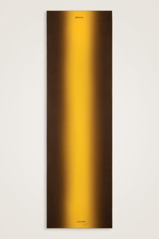 Degrade Kahve-Bakır Krep İpek Şal 70x210 - 2