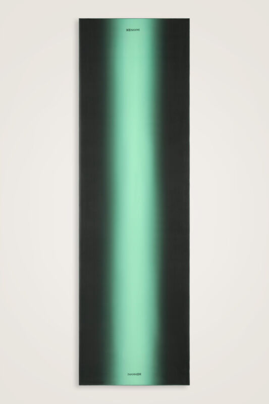 Degrade Petrol-Turkuaz Krep İpek Şal 70x210 - 2