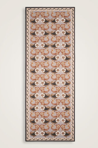 Delhi Gri Yün Şal 70x210 - 1
