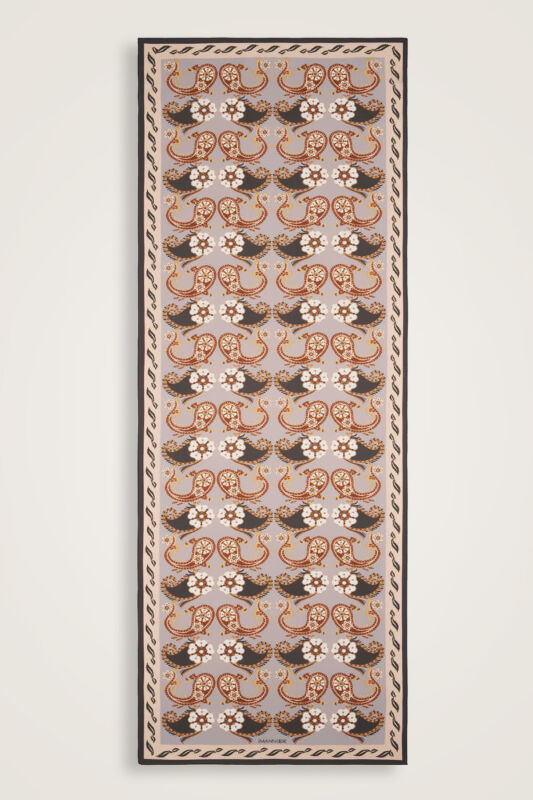 Delhi Gri Yün Şal 70x210 - 1