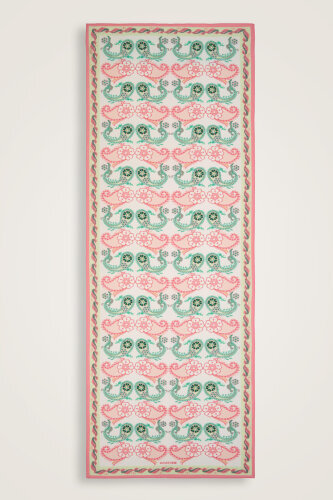 Delhi Wool Shawl Salmon 