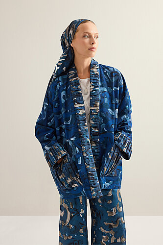 Dere Street Beige-Indian Cotton Jacket 