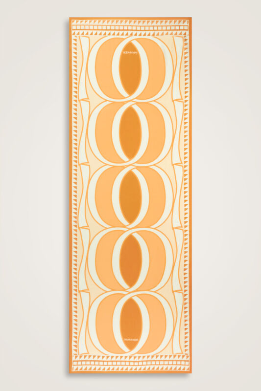 Dev Bambunoor Sarı Pamuk İpek Şal 70x209 - 2