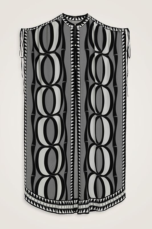 Dev Bambunoor Siyah Krep İpek Abaya - 1