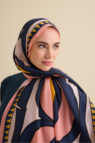 Dev Bambunoor Yavru Ağzı Pamuk İpek Şal 70x209 - Imannoor (3)