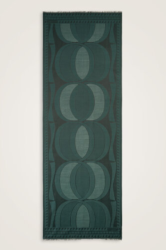 Dev Bambunoor Zümrüt Yün İpek Şal 70x200 - Imannoor (1)