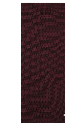 Dokuma Noor Bordo Supreme Şal 70x175 