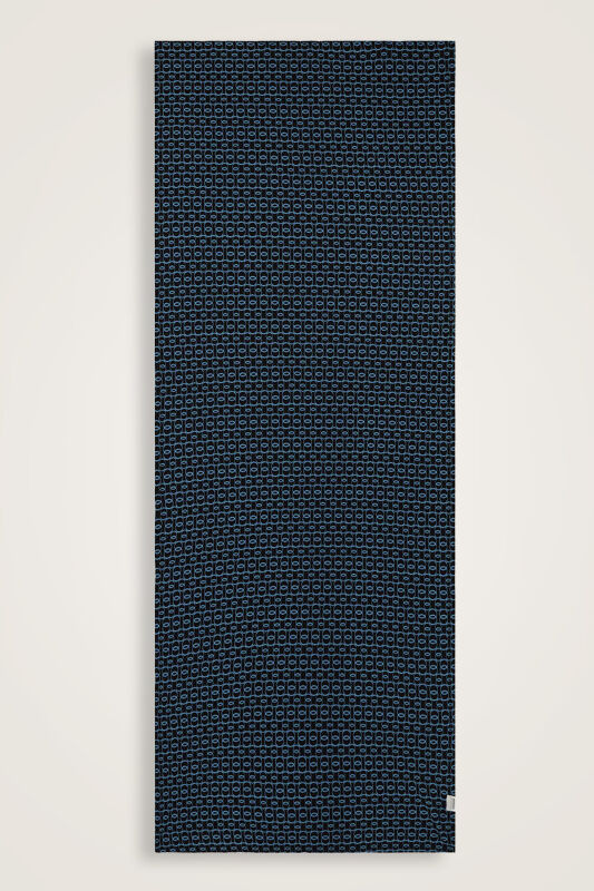Dokuma Noor Lacivert Supreme Şal 70x175 - 2