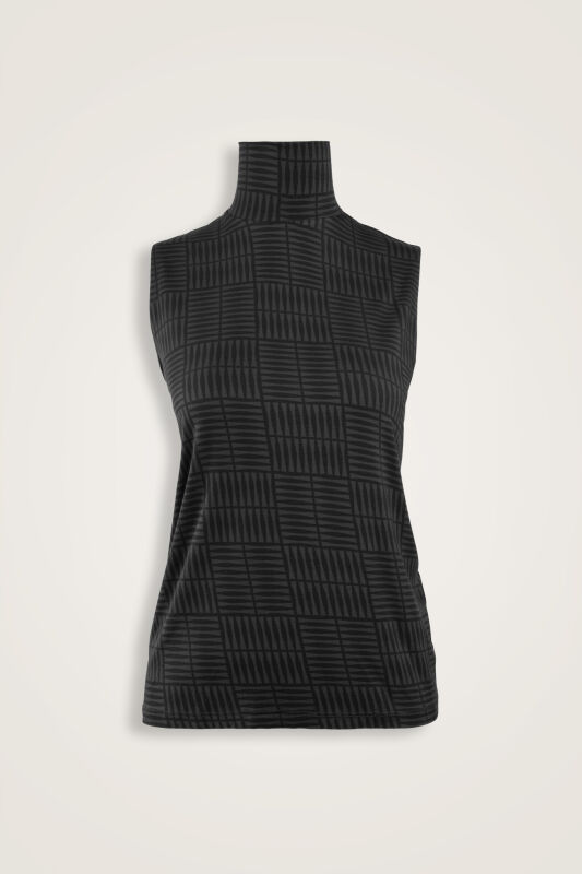 Double I Anthracite Supreme Sleeveless Blouse - 1