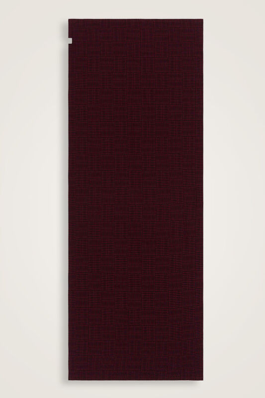 Double I Bordo Supreme Şal 70x177 - 1