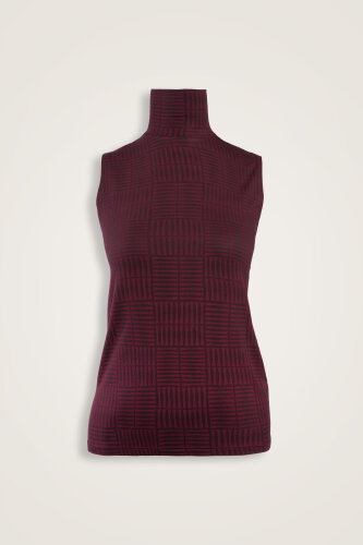 Double I Navy Supreme Sleeveless Blouse 