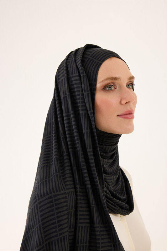 Double I Supreme Shawl Anthracite - 3