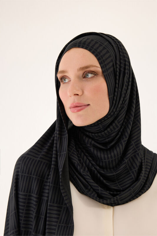 Double I Supreme Shawl Anthracite - 5