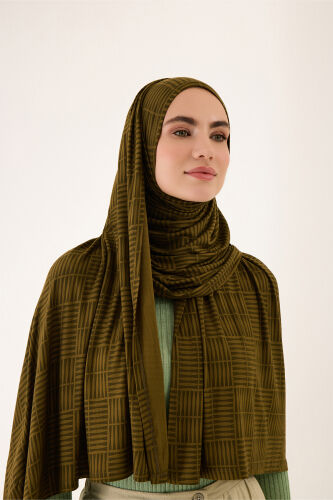 Double I Supreme Shawl Khaki - 1