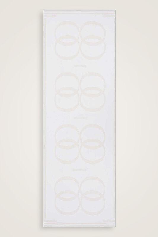 Double o Logo Shawl Cream - 1
