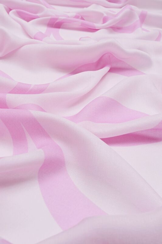 Double o Logo Shawl Pink - 2