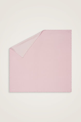 Double Sided Silk Scarf Powder-White 
