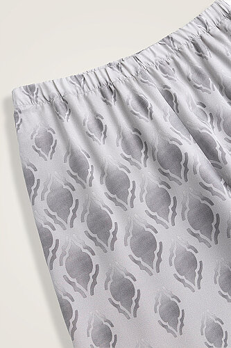 Drop Grey Crepe Silk Trousers - 2