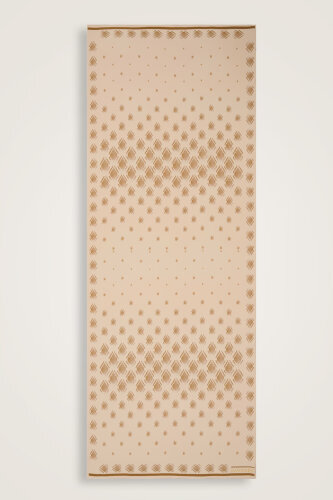Drops Silk Shawl Beige - 2