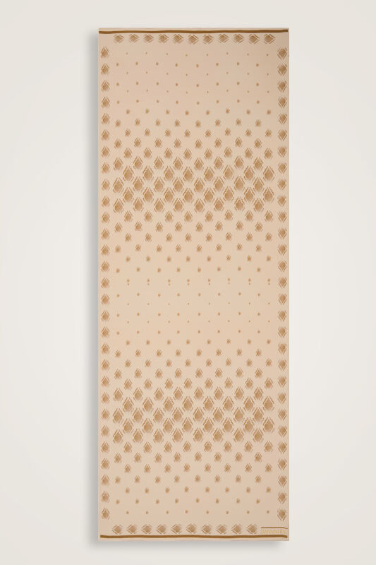 Drops Silk Shawl Beige - 2