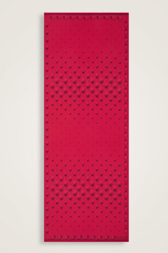 Drops Silk Shawl Red - 2