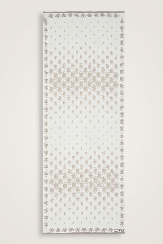 Drops Silk Shawl White - 2