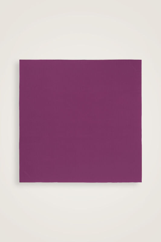 Düz Renk Mor Menekşe-Pembe Menekşe Çift Taraflı Mulberry İpek Eşarp 94x94 - 4