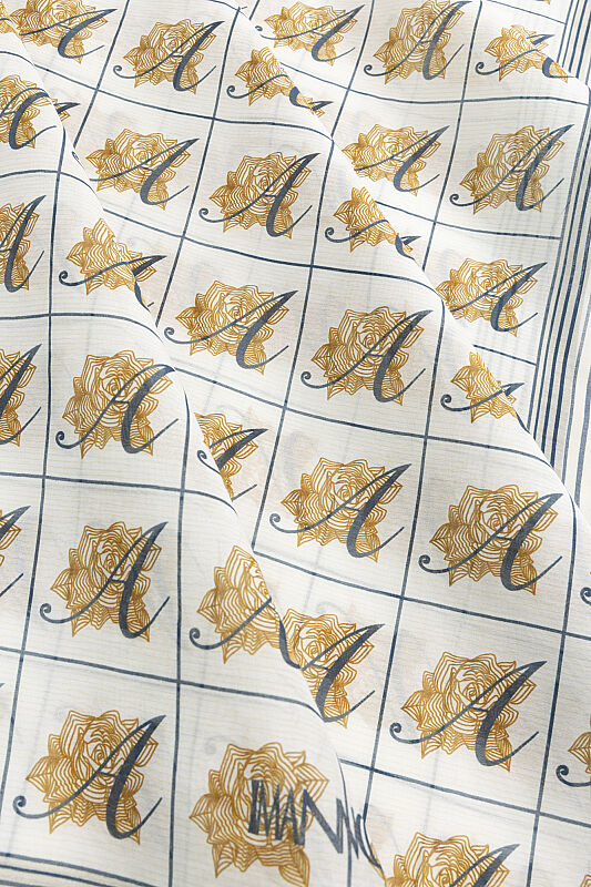 Esma Collection [A] Daytime Cotton Silk Scarf - 2