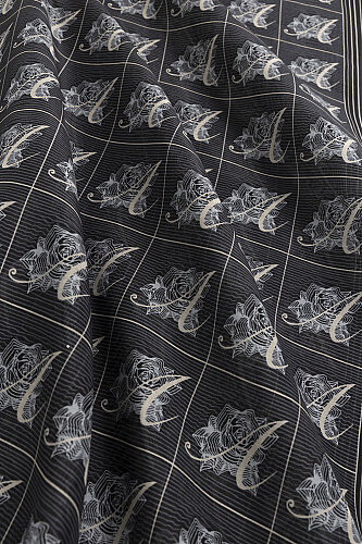 Esma Collection [A] Night Cotton Silk Scarf - 2