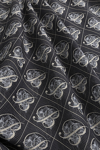 Esma Collection [B] Night Cotton Silk Scarf 7 - 2