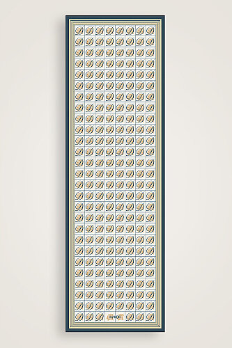 Esma Collection [D] Night Cotton Silk Scarf - 1