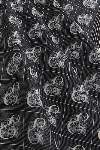 Esma Collection [E] Night Cotton Silk Scarf - 2